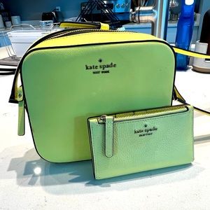 Kate spade crossbody and matching wallet